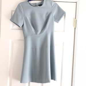 Ann Taylor Baby Blue Fit and Flare Dress